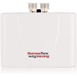 Thermolfow 110V~120V 3.5kW Mini Tankless Electric Water Heater, Point of Use On Demand Instant Hot Water Heater for Sink Wash