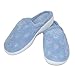 Isotoner Womens Terry Scalloped Embroidered Clog Slippers, L, Pink