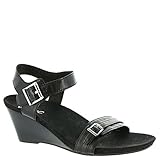 Vionic with Orthaheel Technology Women's Noble Laurie Sandal (9 B(M) US, Black)