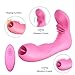 Hot Sale Powerful Clitorial Licking Dual Motor Multi Frequency Wearable Wireless USB Rechargeable Butterfly Vinrator with Heating Invisible Mssagers for Women Couples