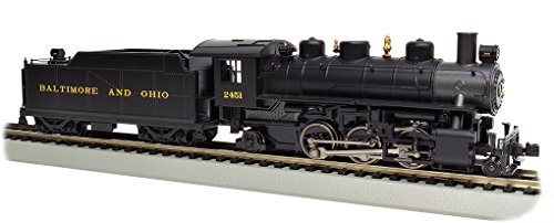 Bachmann Industries Trains Prairie 2-6-2 With Smoke & Tender B&O #2451 Ho Scale Steam Locomotive