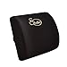 Sheltin Memory Foam Lumbar Support Back Pillow with 3D Breathable Mesh for Ease Lower Back Pain - Office Chair and Car Seat Back Cushion - Black