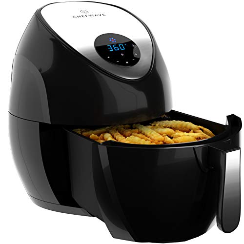 ChefWave 7.4qt Large Air Fryer â€“ Uses Little or No Oil Healthy Cooker with High Speed 360Â° Air Circulation â€“ Digital Touchscreen -7 Presets and Modes - 1700 Watt