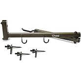 HME High-Quality Easy-to-Attach Secure Better Tree Stand Bow Hanger - Includes Two Accessory Hooks and Three Mounting Screws