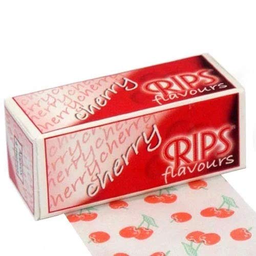 RIPS Cherry Flavoured Cigarettes Rolling Papers - Pack of 24, 300 g