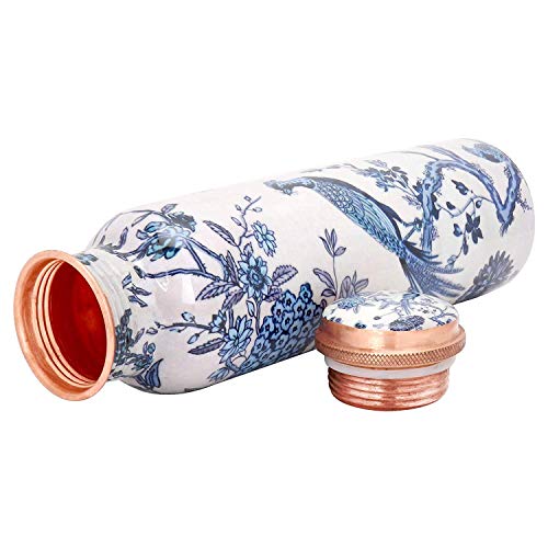 Copper-Master Modern Art Stylish Yoga Design Pure and Leak Proof Ayurvedic Printed Copper Water Bottle (1 L/1000 ml) 5 Copper-Master Modern Art Stylish Yoga Design Pure and Leak Proof Ayurvedic Printed Copper Water Bottle (1 L/1000 ml) - Image 5