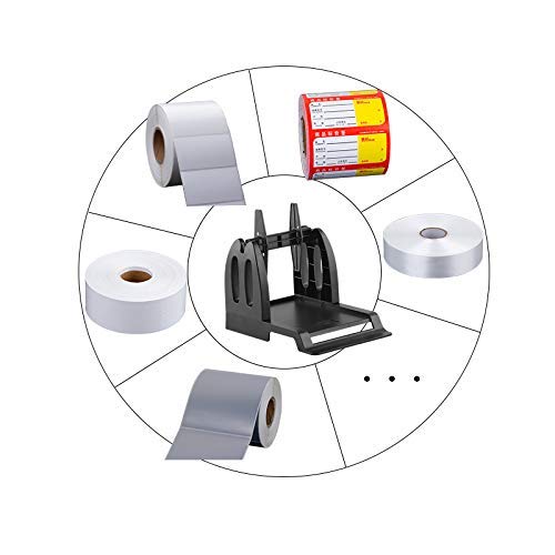 Thermal Label Holder for Rolls and FanFold Labels Great for Desktop