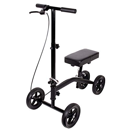 Carex Economy Rolling Knee Walker with Comfortable Padding Steerable Knee Scooter for Foot