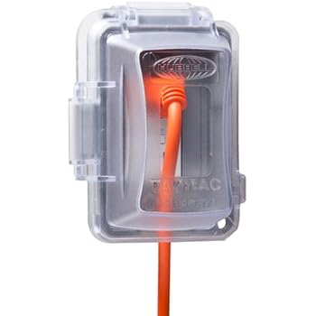 TayMac MM420C Single Gang Non-Metallic Weatherproof In-Use Cover, Clear