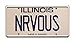 Ferris Bueller | NRVOUS | Stamped License Plate