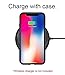 iPhone X Case,Clear Thin Case for Apple iPhone X/10[Slim Fit][Scratch Resistant][Clear Back],iPhone X Black Case Slim cover,tpu pc phone case for iPhone X(2017)-Black