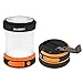 Suaoki Camping Lantern Led Light Flashlight Rechargeable Battery (Powered by Hand Crank and USB Charging) Collapsible Ultra Compact Great for Hiking Camping Tent Garden Patio etc (Orange)