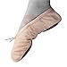 Ballet Slipper Shoes Pointe Canvas Split Sole Practice Ballet Dancing Gymnastics Shoes Ballet Flat Slipper Yoga Shoes US8 Nude