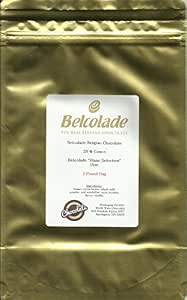 Belcolade Belgian Chocolate - White Chocolate Discs, "Blanc Selection", 28.0% Cocoa, Gold Bag, 2 Pound Bag (609015561843)