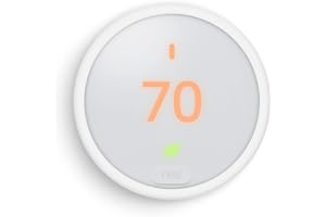Nest Thermostat E Programmable Smart Thermostat for Home, App Controlled via Wifi, Programmable, Compatible with Alexa and Google Assistant, Frosted White Color (T4002ES)