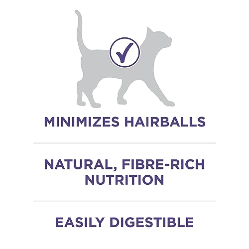 Purina ONE +Plus Dry Cat Food, Hairball Formula Chicken - 1.8 kg Bag
