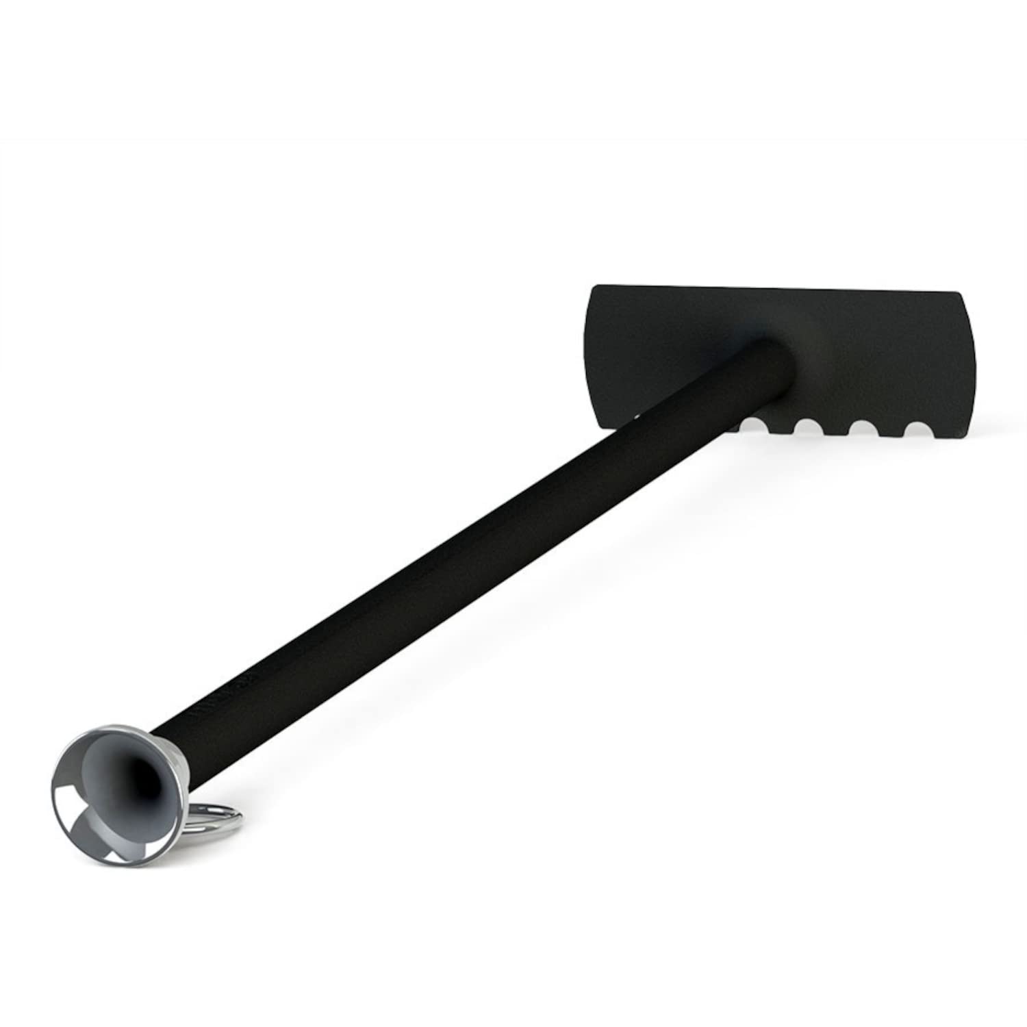 Morsø Ash Scraper with Built-In Blower Pipe for Morsø Outdoor Oven, Grills and Fireplaces, Scandinavian Design, Powder-Coated Steel, Black