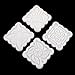 New Mooncake Moon Cake Square Mold Mould Flowers Plants 4 Stamps