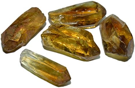 Citrine rough &amp; clean gemstone crystals 41.67 carat