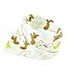 ABI Kids  Anti-Smell Anti-Bacterial Quick Dry Avoids Drool RashCotton Bandana Baby Bibs with Nickel-Free Snaps, 4-Pack