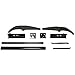 WARN 29757 Trans4mer Grille Guard, Black