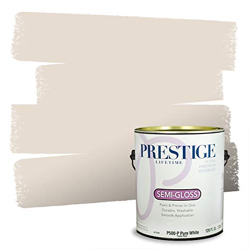 PRESTIGE Paints Interior Paint and Primer In One, 1-Gallon, Semi-Gloss, Compara…