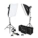 Square Perfect 1002 Sp160 Variable Power Professional Studio Flash Set Photography Studio Kit with Photo Lighting Strobes Stands