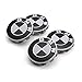 Enseng Set of 4 - BMW Wheel Center Caps Emblem, 68mm BMW Rim Center Hub Caps for All Models with BMW Wheels Logo (Black & White)