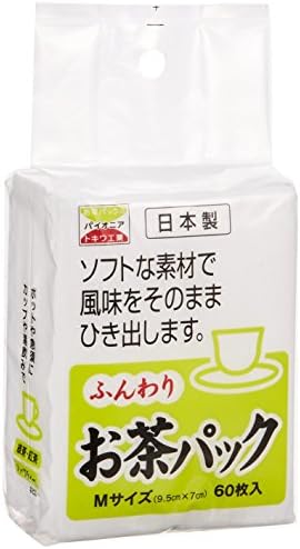 Tokiwa industry Fluffy 60 Pieces Tea Pack M Size Input
