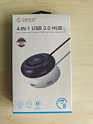 Multi Port USB Splitter, 4 Port USB 3.0 Hub, ORICO