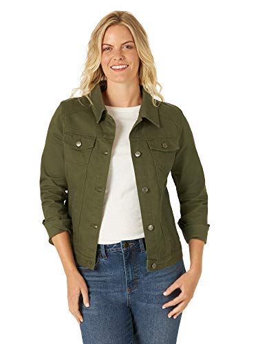 khaki colored denim jacket