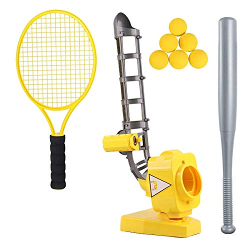 DEVAN Baseball Tennis Pitching Gaming Machine Toys, Training Sports ,Gym,Early Development Toys Outdoors Sports Gaming for Kids and Toddlers.(Batteries Included)