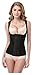 Fedo Design Womens Vest 6 Hooks Breathable Workout Waist Trainer Corset Waist Cincher Black, XL