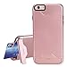 iPhone 6 Plus / 6S Plus Case, NAISU Card Slot Holder Kickstand Dual Layer Hybrid Protective Case with Brush Finish Back Cover for Apple iPhone 6 Plus / 6S Plus-Rose Gold