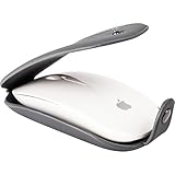 NiceEbag Hard EVA Mouse Carrying Case Storage Bag for Apple Magic Mouse (I and II 2nd Gen) With Buckle (Grey)