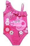 Toddle Peppa Pig-Baby Girls Flower Flounced One Piece Tankini Swimsuit Swimwear