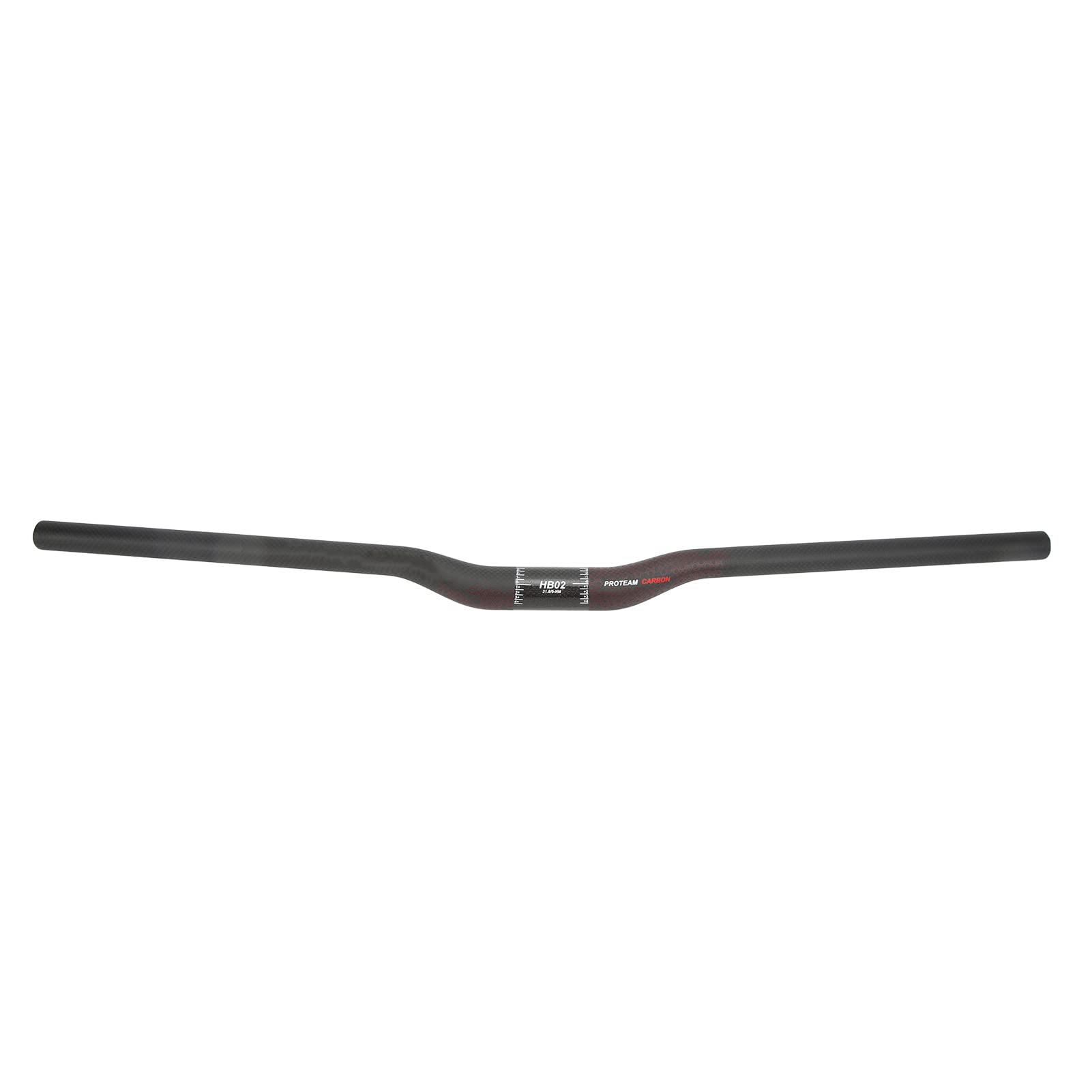 Mountain Bike Handlebar, 760mm Mountain Bike Riser Handle Bar - 3K Carbon Fiber Construction Bicycle Riser Handlebar Part(Swallow)