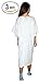 Careoutfit 3 Pack - Deluxe Demure Print Hospital Gown/Hospital Patient Gown w/Back Ties White