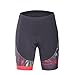 beroy Womens Bike Shorts with 3D Gel Padded,Cycling Women's Shorts(red L)