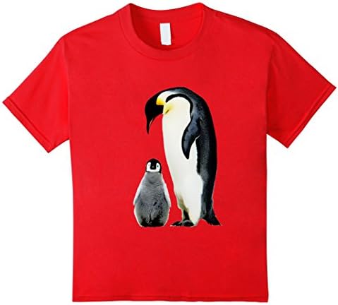 Kids Emperor Penguin T-shirt 12 Red