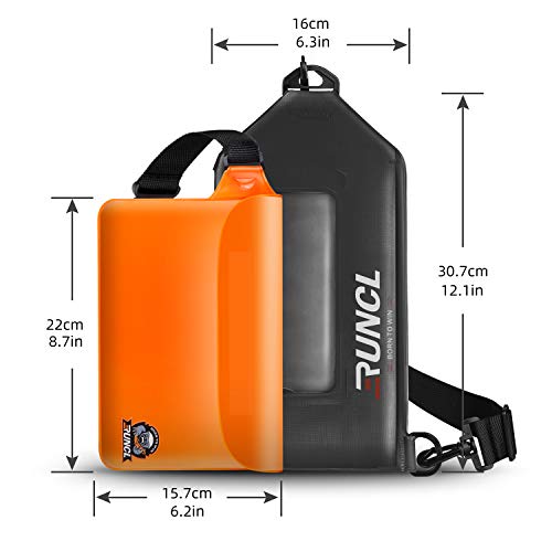 RUNCL Waterproof Pouch, Waist Pack, Chest Bag, Screen Touchable Dry Bag