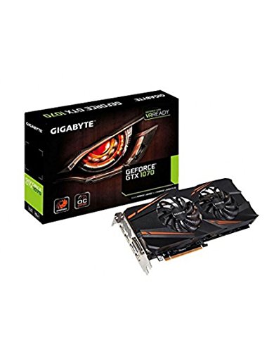 Gigabyte GeForce GTX 1070 WINDFORCE OC 8G REV2.0 Graphic Cards (GV-N1070WF2OC-8GD REV2.0)