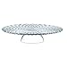 Nachtmann Bossa Nova Collection Crystal Chip & Dip/Cake Plate, Use as a Cake Stand, or Serving Platter with Attached Bowl, Glass, Round, 13-Inch, Dishwasher Safe