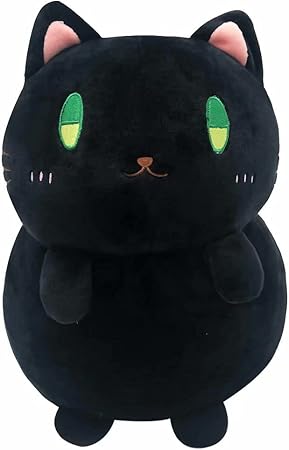 Amazon 太った猫のおもちゃぽっちゃり猫ぬいぐるみかわいい黒灰色オレンジ白黄色猫ぬいぐるみカワイイ漫画立ち猫枕柔らかい ぬいぐるみ猫ぬいぐるみぬいぐるみ子供のためのおもちゃ子供女の子男の子誕生日プレゼント35cm ぬいぐるみ おもちゃ