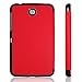 JETech Slim-Fit Smart Case for Samsung Galaxy Tab 3 7-Inch, Red