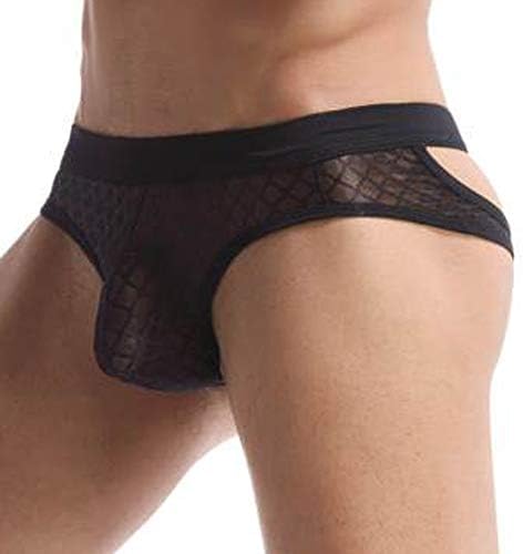Men's Sexy Underwear Mens Sexy U Convex Pocket Bulge Mesh G-String Thong