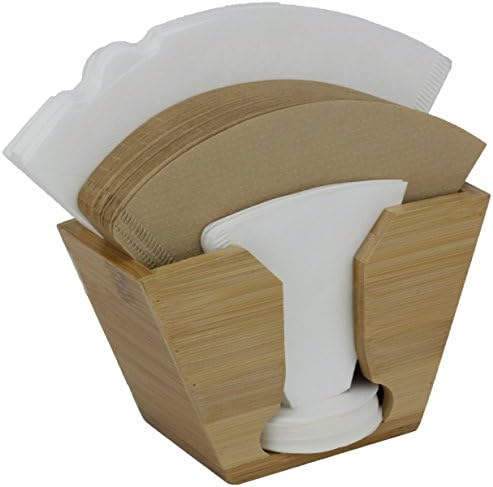 Aeropress Coffee Filter Holder made from sustainable natural Bamboo. Imagine never looking at the ripped open paper filter box again that gets damp and wet on your counter