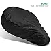 FineGood Gel Bike Saddle with Seat Cover and Seat Post Clamp, Bicycle Seat Cushion, with Free Waterproof Cover and 31.8mm Quick Release Clamp – Blackthumb 4