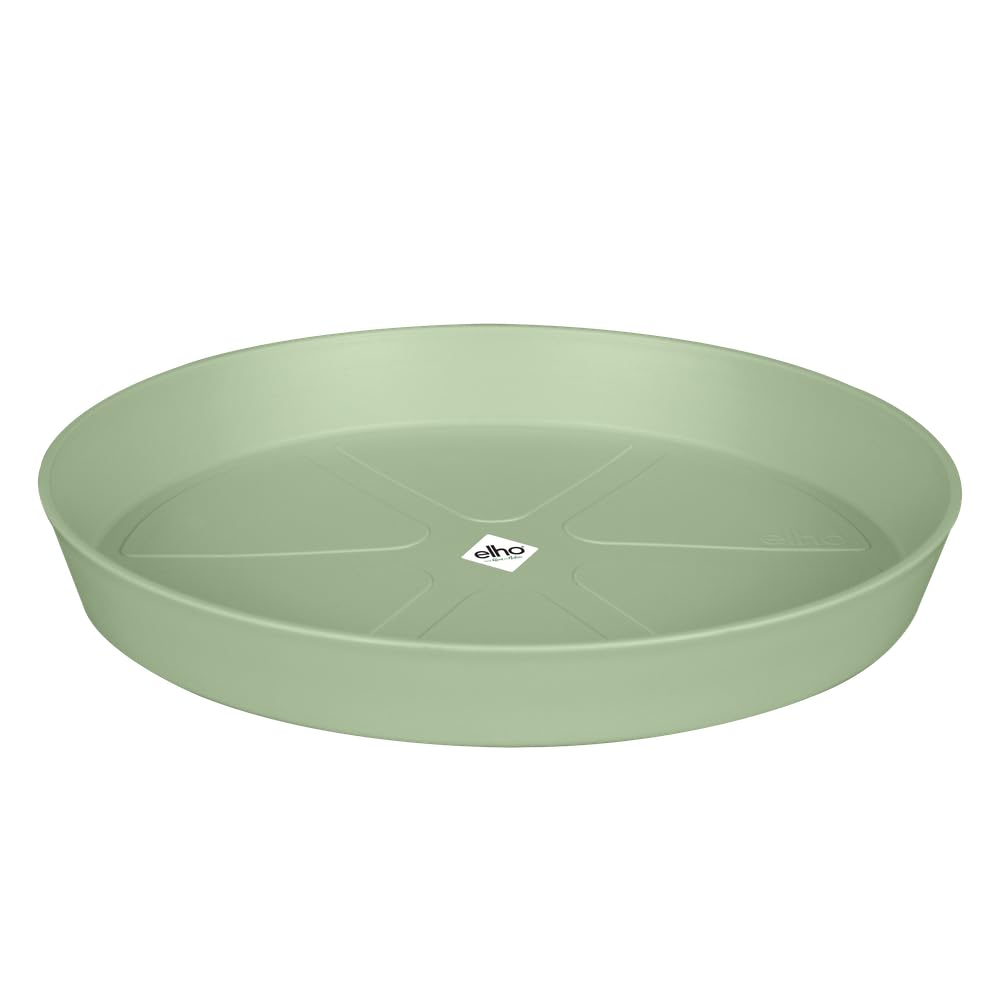 elho Loft Urban Saucer Round 34 - Saucer for Outdoor & Accessories - Ø 34.3 x H 5.0 cm - Green/Pistachio Green