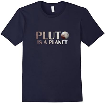 Men's Pluto Is A Planet T-Shirt XL Navy